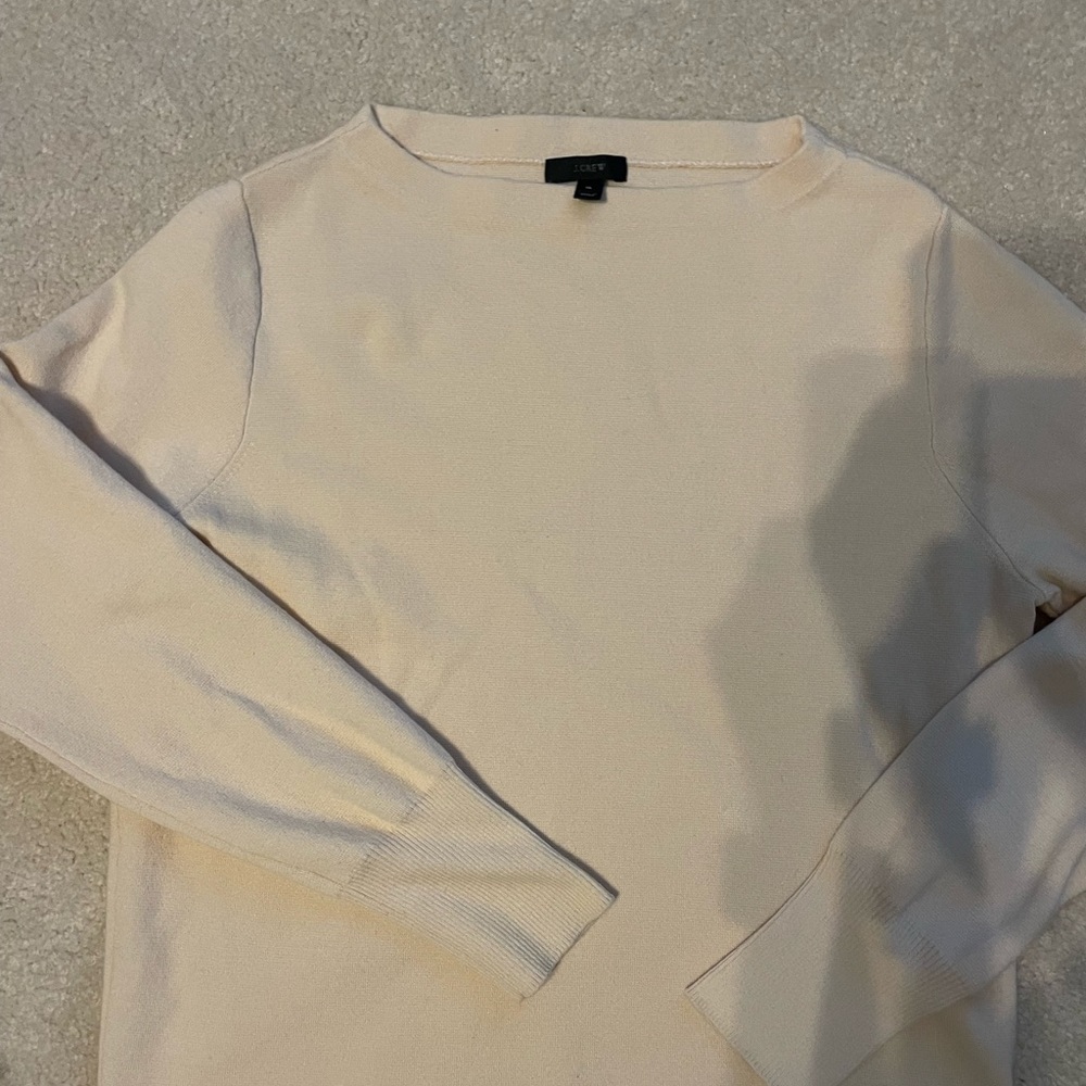 J. Crew Soft Cream Women's Crew Neck Sweater
